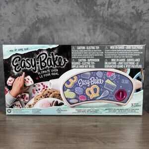 Easy-Bake Ultimate Oven White & Purple Pretzel Theme New in Box Ages 8+